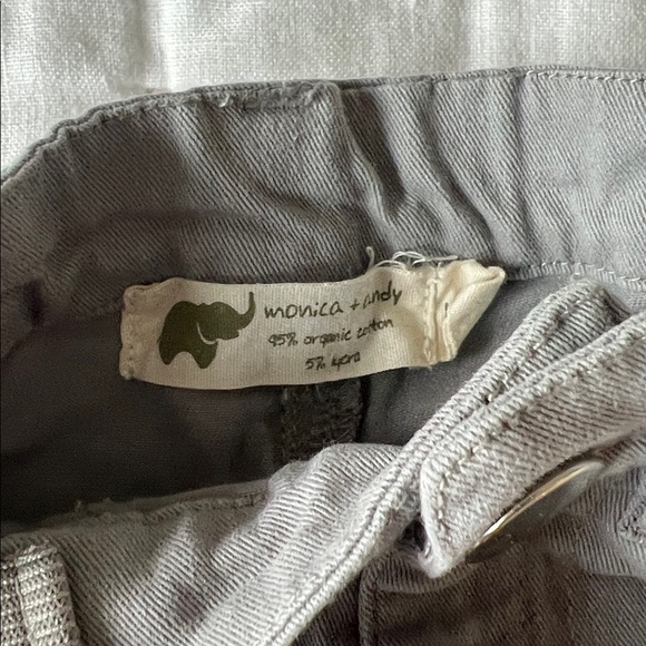 Monica and Andy Boys Gray Kids Pants - Picture 3 of 4